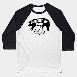 Agriculture Club Pig Snakes Baseball T-Shirt